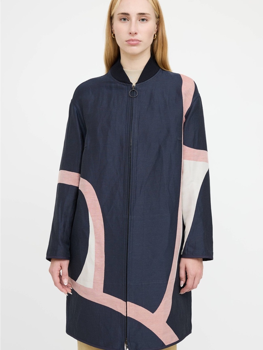 Akris Reversible Patterned Coat - Picture 2 of 15